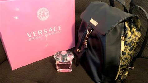 versace gift with purchase backpack|free versace backpack with perfume.